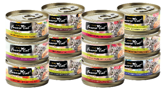 Fussie cat cans top